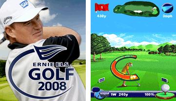 بازی جاوا و بسیار زیبای  Ernie Els Golf 2008 برای موبایل